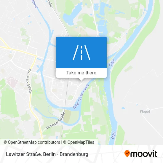 Карта Lawitzer Straße