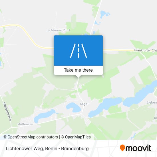 Lichtenower Weg map