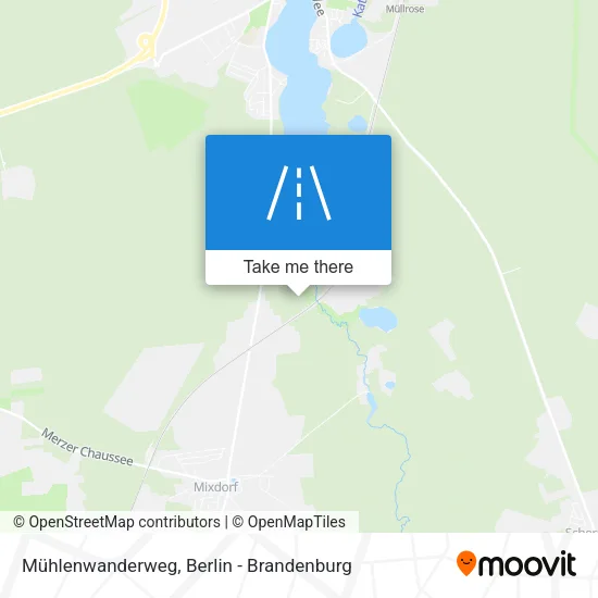 Карта Mühlenwanderweg