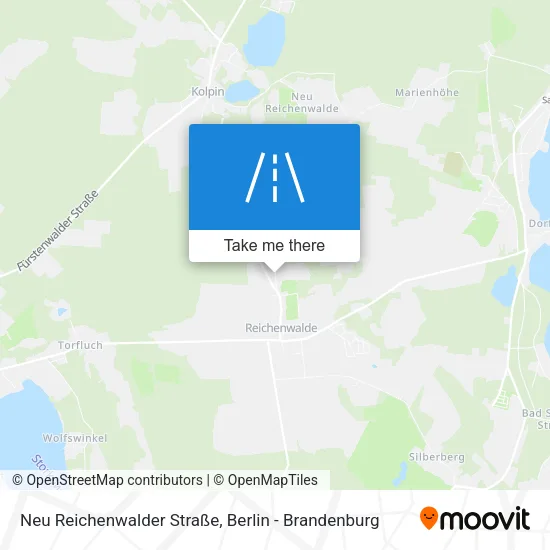 Карта Neu Reichenwalder Straße