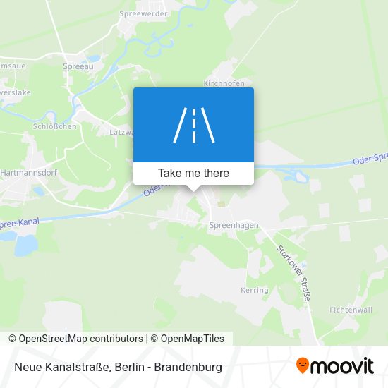 Neue Kanalstraße map