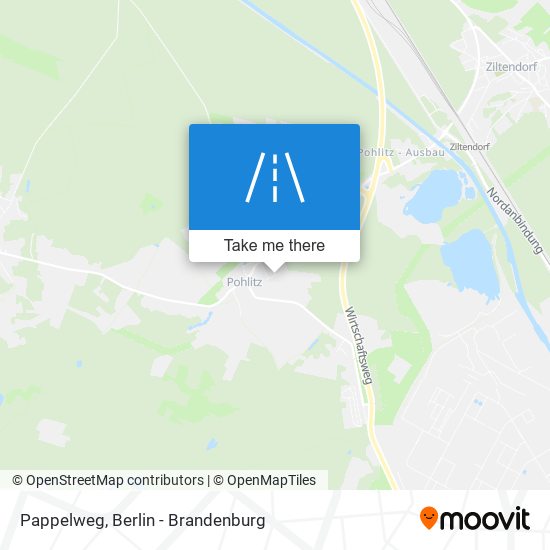 Pappelweg map