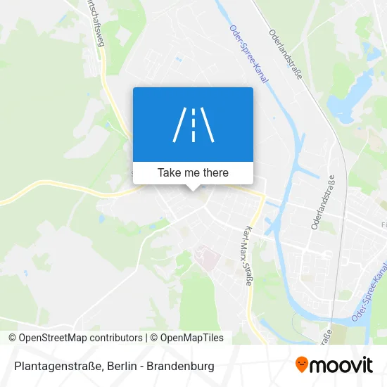 Карта Plantagenstraße