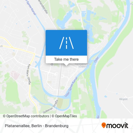 Platanenallee map