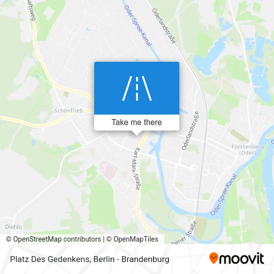Карта Platz Des Gedenkens