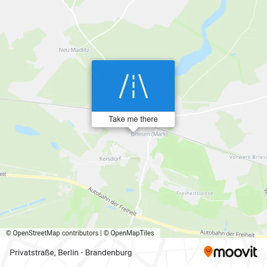 Privatstraße map