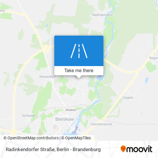 Radinkendorfer Straße map