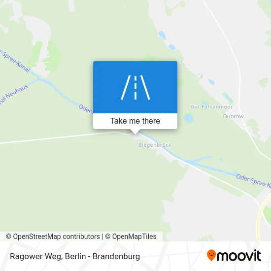 Ragower Weg map