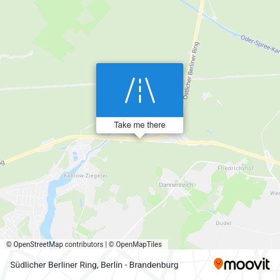 Südlicher Berliner Ring map
