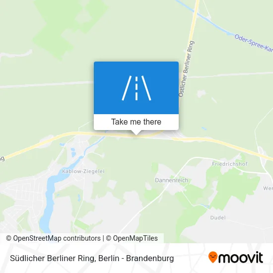 Карта Südlicher Berliner Ring