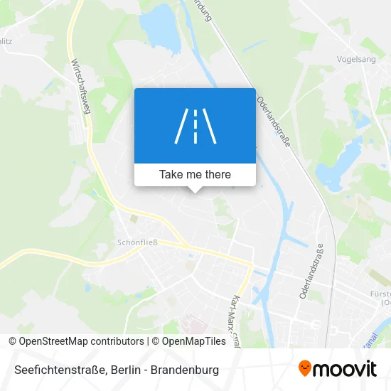 Карта Seefichtenstraße