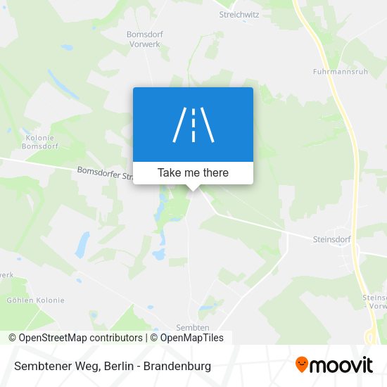Sembtener Weg map