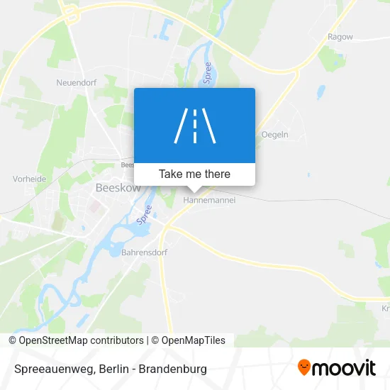 Карта Spreeauenweg