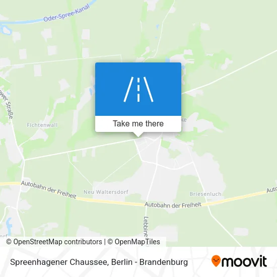 Карта Spreenhagener Chaussee