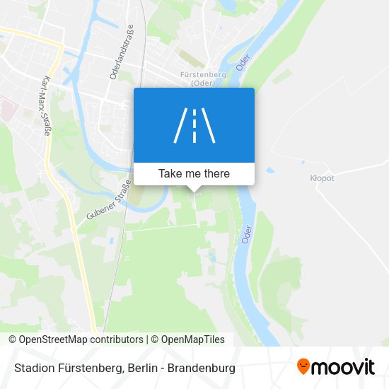 Stadion Fürstenberg map