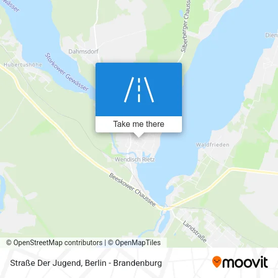 Карта Straße Der Jugend