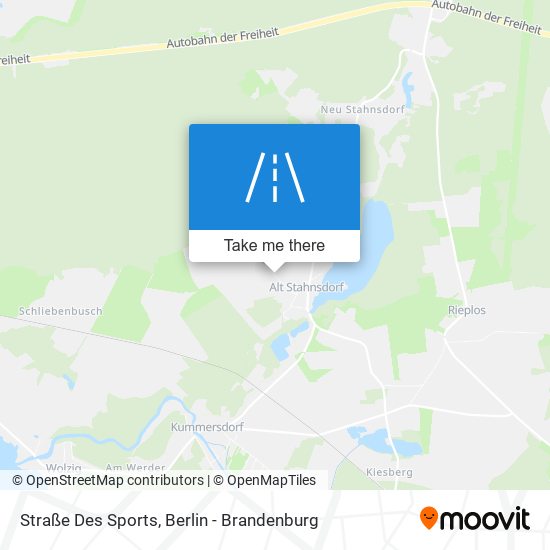 Straße Des Sports map