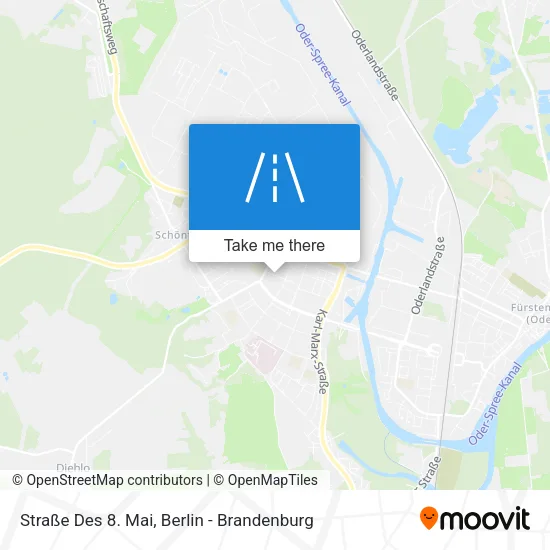 Карта Straße Des 8. Mai