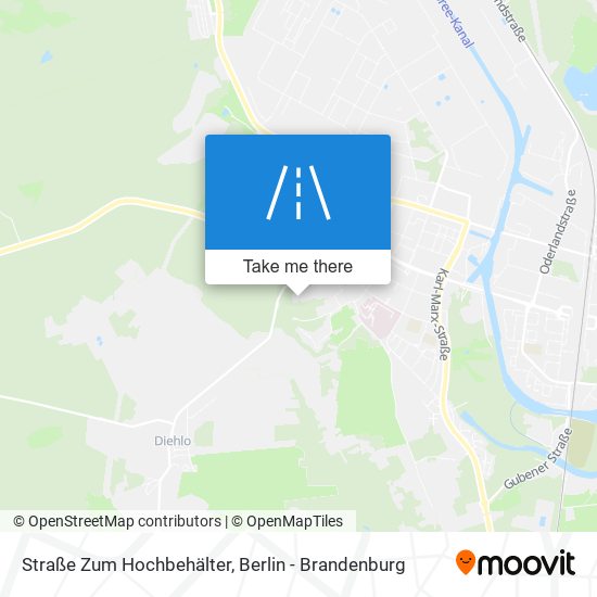 Straße Zum Hochbehälter map