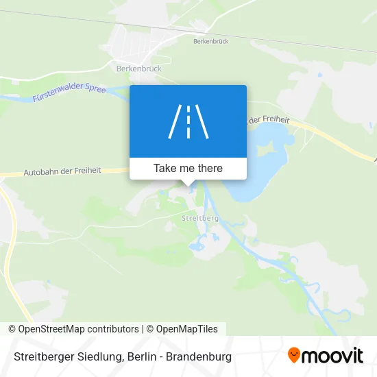 Карта Streitberger Siedlung