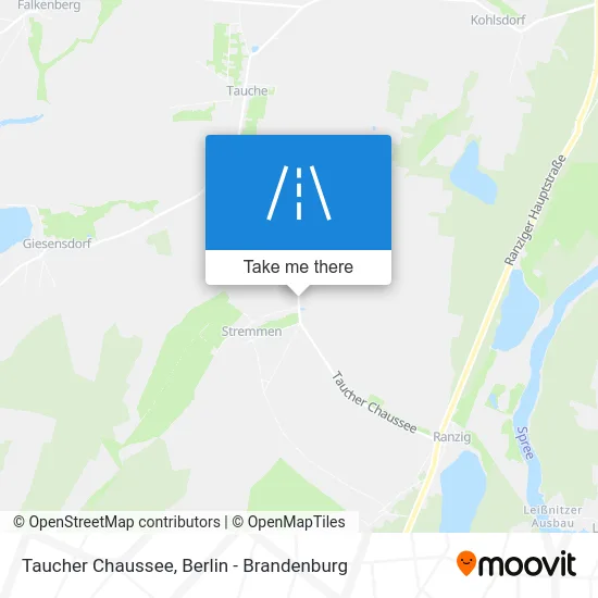 Taucher Chaussee map