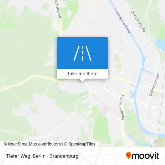 Tiefer Weg map