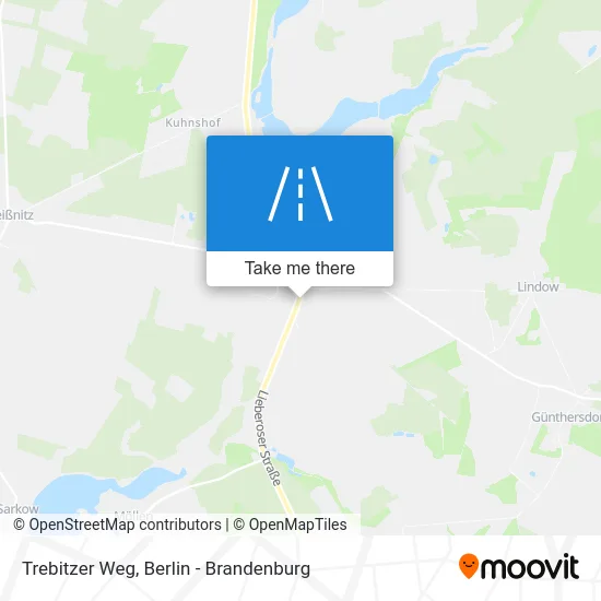 Trebitzer Weg map