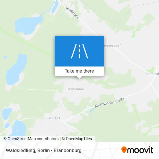 Карта Waldsiedlung