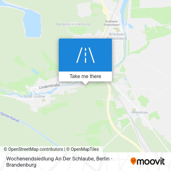 Wochenendsiedlung An Der Schlaube map