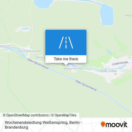 Wochenendsiedlung Weißenspring map