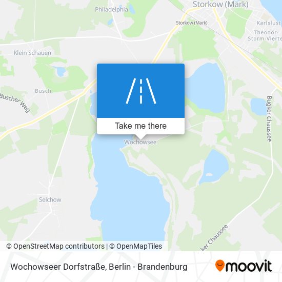 Wochowseer Dorfstraße map