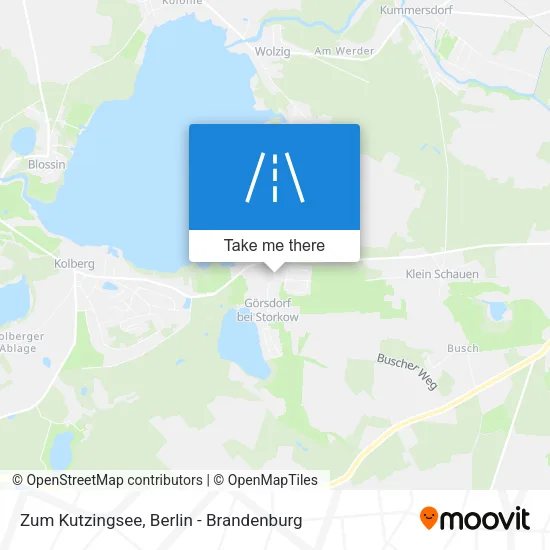 Карта Zum Kutzingsee