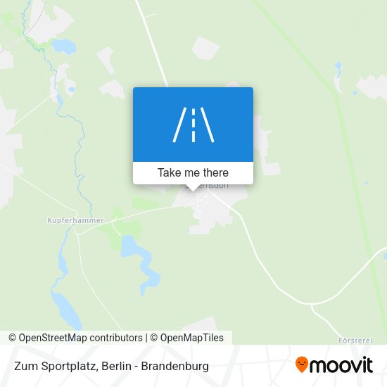 Zum Sportplatz map