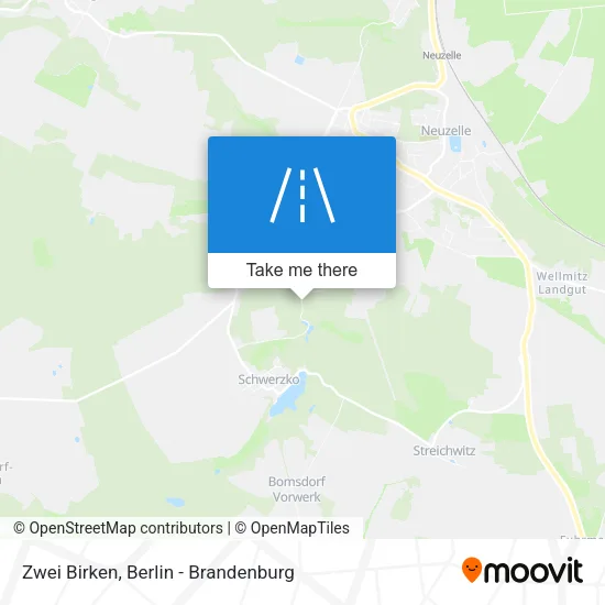 Карта Zwei Birken