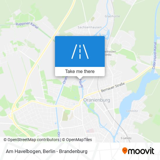 Am Havelbogen map