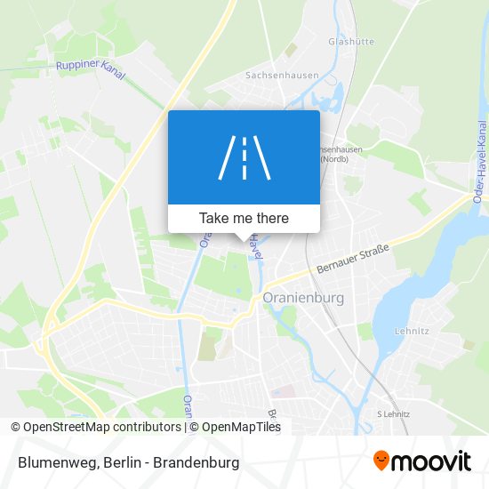 Blumenweg map
