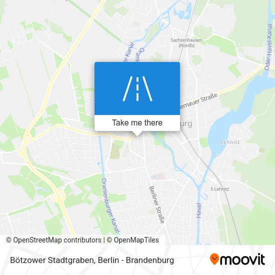 Карта Bötzower Stadtgraben