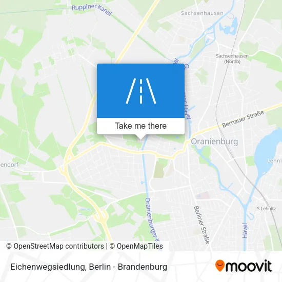 Карта Eichenwegsiedlung