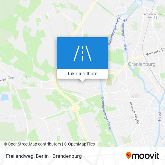 Freilandweg map