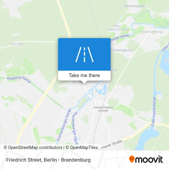 Friedrichstraße map