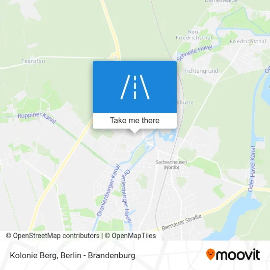 Kolonie Berg map