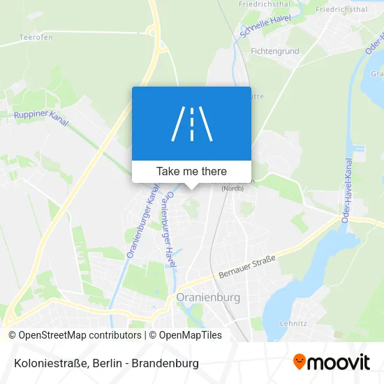 Карта Koloniestraße