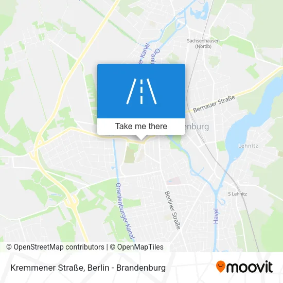 Карта Kremmener Straße