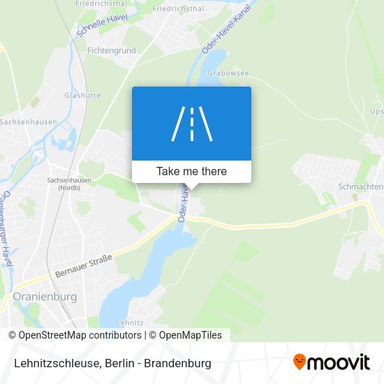 Lehnitzschleuse map