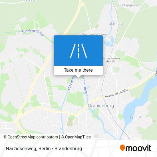 Narzissenweg map