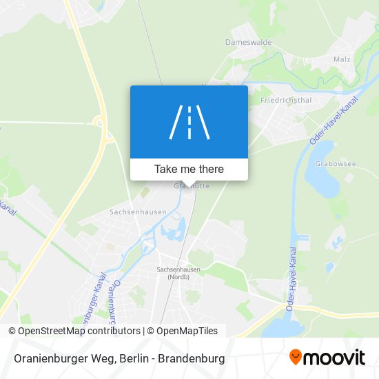 Oranienburger Weg map