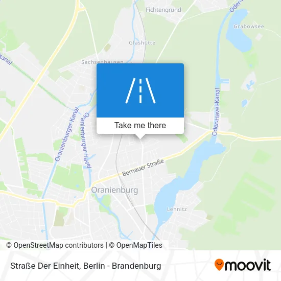 Карта Straße Der Einheit