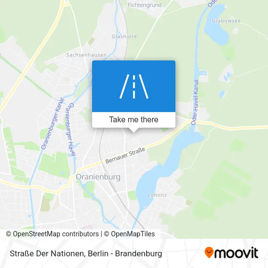Карта Straße Der Nationen