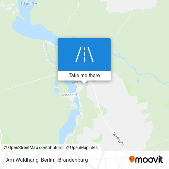 Am Waldhang map