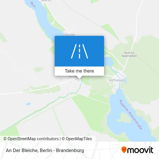 An Der Bleiche map